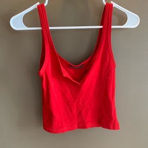 Brandy Melville red tank top